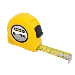 STANLEY 8m/26 ft. Tape Measure