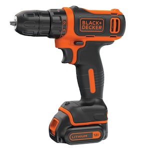 BLACK+DECKER 12V MAX Lithium-Ion Cordless 3/8-inch Drill with Battery 1