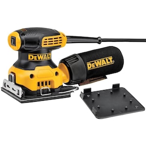 DEWALT 2.3 amp 1/4 Sheet Palm Grip Sander