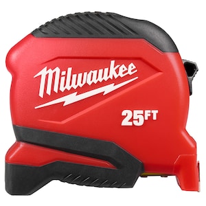 Milwaukee Tool 25 ft. Compact Tape Measure with 12 ft. Reach