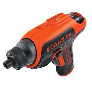 BLACK+DECKER 4V MAX Lithium-Ion Cordless Rechargeable Screwdriver with