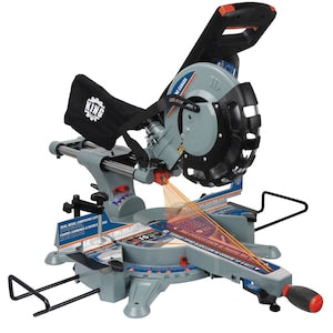 King Canada 10 Inch Sliding Dual Compound Miter Saw with Twin Laser