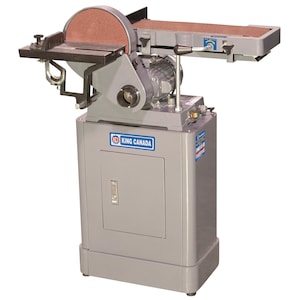 King Industrial 6 Inch x 48 Inch Belt & 9 Inch Disc Sander