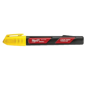 Milwaukee Tool INKZALL Paint Marker in Yellow