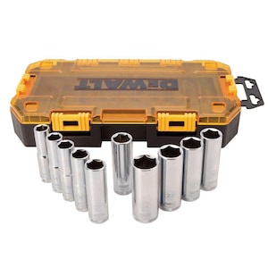 DEWALT 1/2-inch Drive Deep Metric Socket Set (10 Piece)