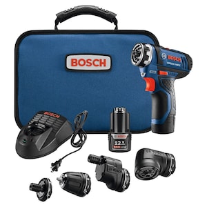 Bosch 12V FlexiClick Cordless Brushed Max 5-in-1 Drill/Driver Sy