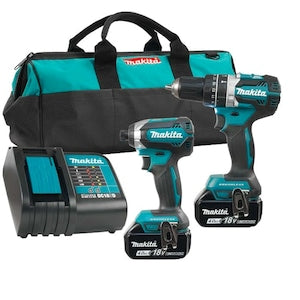 MAKITA 18V LXT Brushless Hammer Drill-Driver & Impact Driver Kit