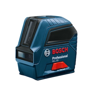 Bosch 50 ft. Self-Leveling 2 Red Beam Cross-Line Laser Level wit