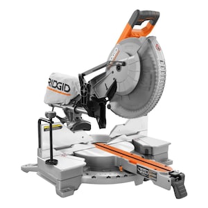RIDGID 15 Amp Corded 12-Inch Dual Bevel Sliding Mitre Saw