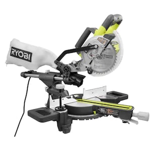 RYOBI 10 Amp Corded 7-1/4 in. Compound Sliding Miter Saw