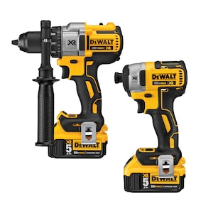 DEWALT 20V MAX XR Brushless Cordless Hammer Drill/Impact 2-Tool C