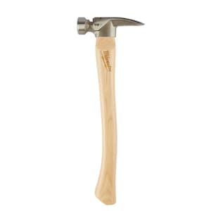 Milwaukee Tool 19 oz. Wood Milled Face Hickory Framing Hammer