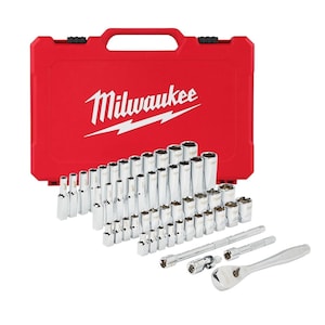 Milwaukee Tool 1/4 -inch Drive SAE/Metric Ratchet and Socket Mechanics To