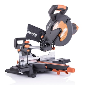 Evolution Power Tools 15 Amp 10 in. Sliding Compound Miter Saw w/Multi-Material