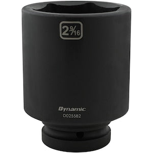 DYNAMIC TOOLS 2-9/16 inch X 1 inch Drive, 6 Point Deep Length, Impact So