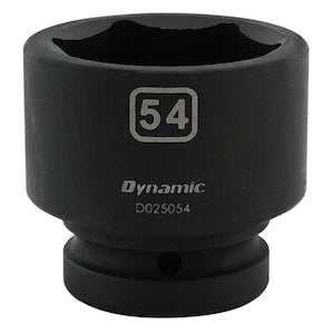 DYNAMIC TOOLS 54MM X 1 inch Drive, 6 Point Standard Length, Impact Socke