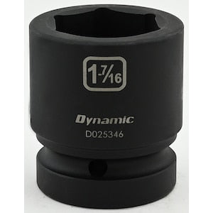 DYNAMIC TOOLS 1-7/16 inch X 1 inch Drive, 6 Point Standard Length, Impac
