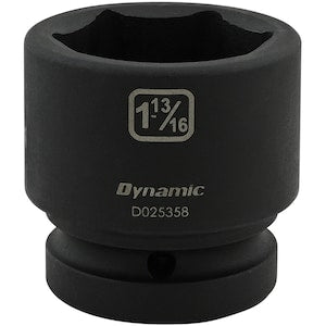 DYNAMIC TOOLS 1-13/16 inch X 1 inch Drive, 6 Point Standard Length, Impa