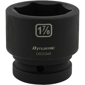 DYNAMIC TOOLS 1-7/8 inch X 1 inch Drive, 6 Point Standard Length, Impact