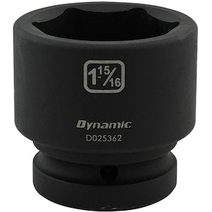 DYNAMIC TOOLS 1-15/16 inch X 1 inch Drive, 6 Point Standard Length, Impa
