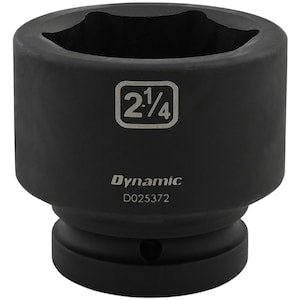 DYNAMIC TOOLS 2-1/4 inch X 1 inch Drive, 6 Point Standard Length, Impact