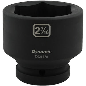 DYNAMIC TOOLS 2-7/16 inch X 1 inch Drive, 6 Point Standard Length, Impac