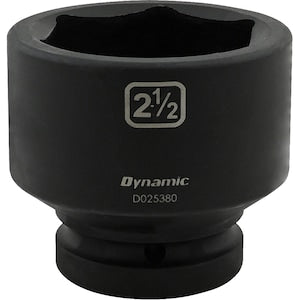 DYNAMIC TOOLS 2-1/2 inch X 1 inch Drive, 6 Point Standard Length, Impact
