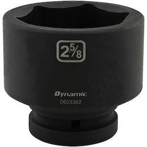 DYNAMIC TOOLS 2-5/8 inch X 1 inch Drive, 6 Point Standard Length, Impact