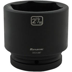 DYNAMIC TOOLS 2-15/16 inch X 1 inch Drive, 6 Point Standard Length, Impa