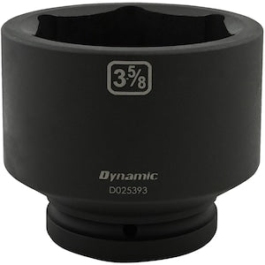 DYNAMIC TOOLS 3-5/8 inch X 1 inch Drive, 6 Point Standard Length, Impact