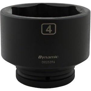 DYNAMIC TOOLS 4 inch X 1 inch Drive, 6 Point Standard Length, Impact Soc