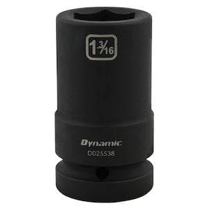 DYNAMIC TOOLS 1-3/16 inch X 1 inch Drive, 6 Point Deep Length, Impact So
