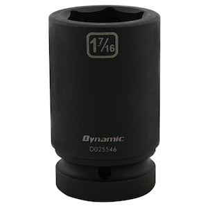 DYNAMIC TOOLS 1-7/16 inch X 1 inch Drive, 6 Point Deep Length, Impact So