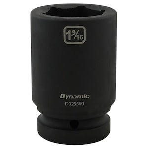 DYNAMIC TOOLS 1-9/16 inch X 1 inch Drive, 6 Point Deep Length, Impact So