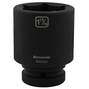 DYNAMIC TOOLS 1-15/16 inch X 1 inch Drive, 6 Point Deep Length, Impact S