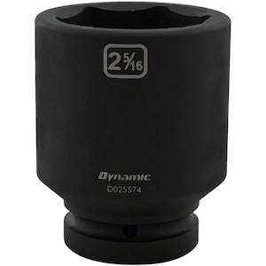 DYNAMIC TOOLS 2-5/16 inch X 1 inch Drive, 6 Point Deep Length, Impact So