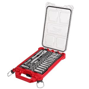 Milwaukee Tool PACKOUT 3/8-inch Drive Metric Ratchet and Socket Mechanics