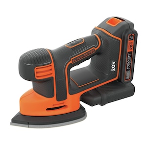 BLACK+DECKER 20V MAX Lithium-Ion Cordless MOUSE Sander with 1.5Ah Batte