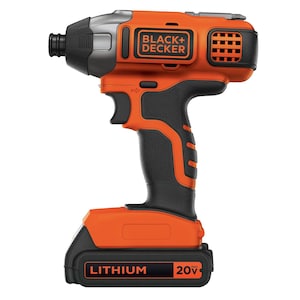 BLACK+DECKER 20V MAX Lithium-Ion Cordless Impact Driver with 1.5Ah Batt