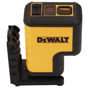 DEWALT 100 ft. Red Self-Leveling 3-Spot Laser Level with (2) AA B