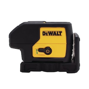 DEWALT 100 ft. Green Self-Leveling 3-Spot Laser Level with (2) AA