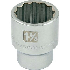DYNAMIC TOOLS 1-5/8 inch X 1 inch Drive, 12 Point Standard Length, Chrom