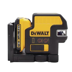 DEWALT 12V MAX Lithium-Ion 100 ft. Red Self-Leveling 2-Spot Cross
