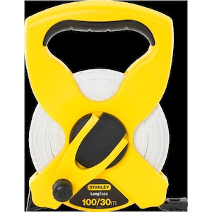 STANLEY 100 ft./30 m Fiberglass Tape Measure with Non-Stretch Tape