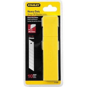 STANLEY 10 PK 25 MM QUICK POINT BLADES