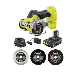 RYOBI 18V ONE+ HP Bruhsless Cordless Compact 3-inch Cut-Off Tool