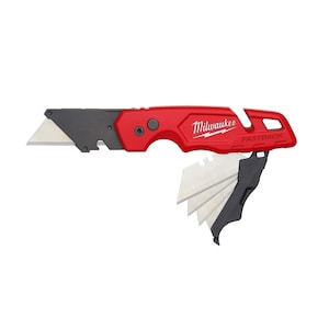 Milwaukee Tool FASTBACK Folding Utility Knife with Blade Storage and Gene