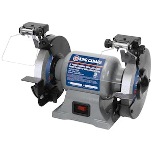 King Canada 6" Bench Grinder With LED Lights