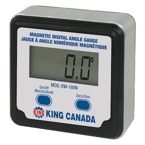King Canada Magnetic Digital Angle Gauge