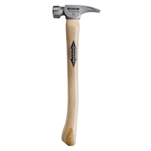 Stiletto 12 oz Titanium Smooth Face Hammer with 18 -inch Curved Hic